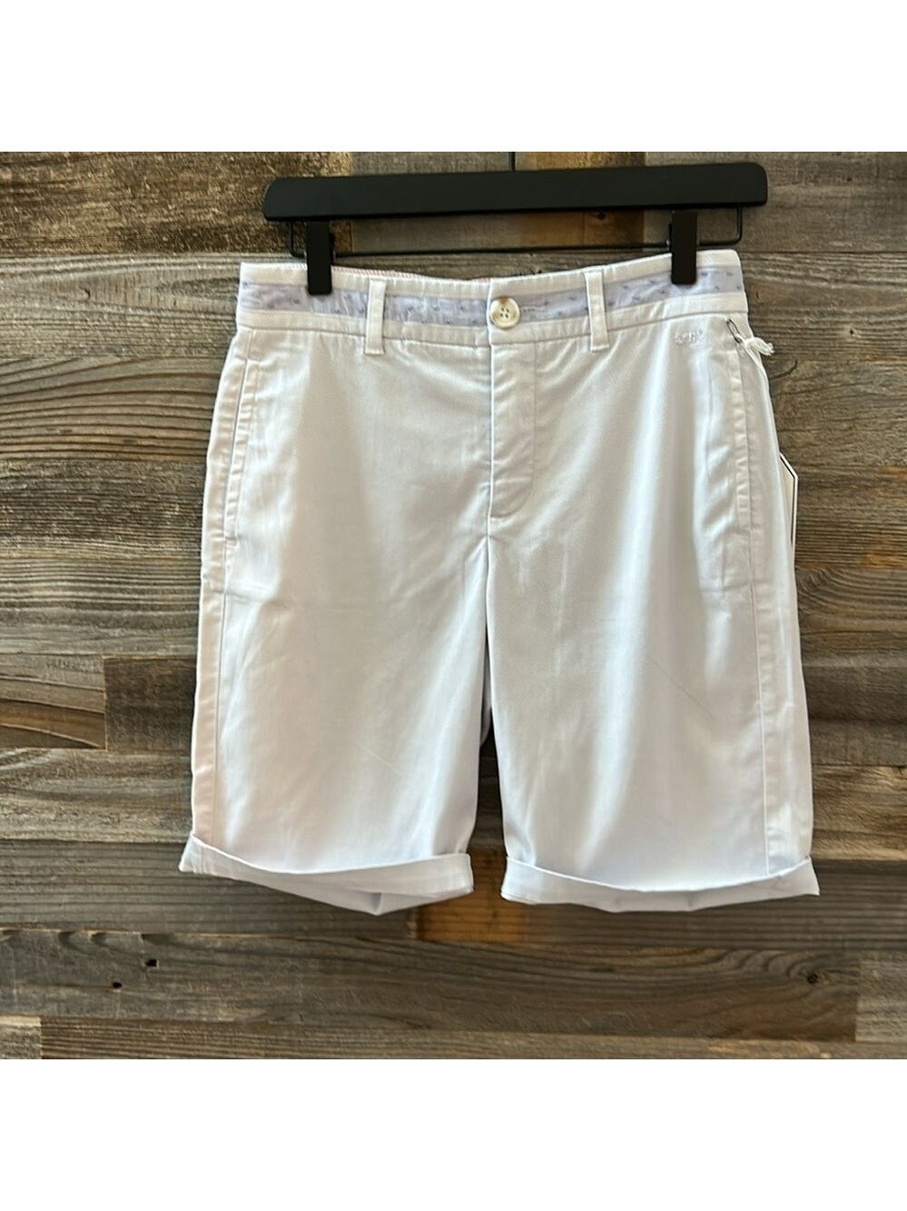 NWT Ecru The Mitchell Project Nash Shorts Size 4 Color:Hydrangia - Picture 7 of 15